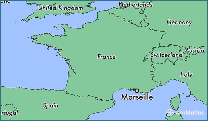 шоу Marseille france газрын зураг