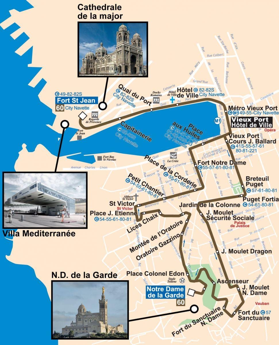 зураг Marseille автобус 60 зураг