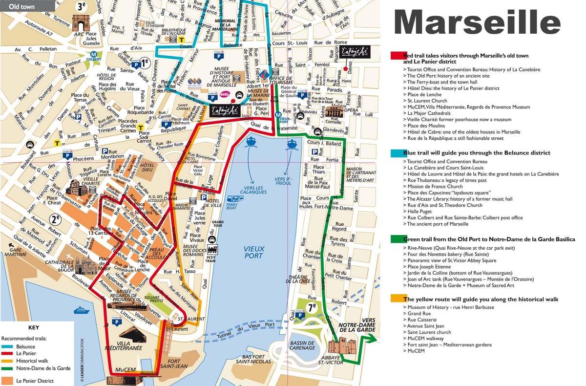 зураг Marseille алхах аялал