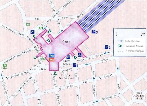 Marseille төмөр замын өртөөний зураг