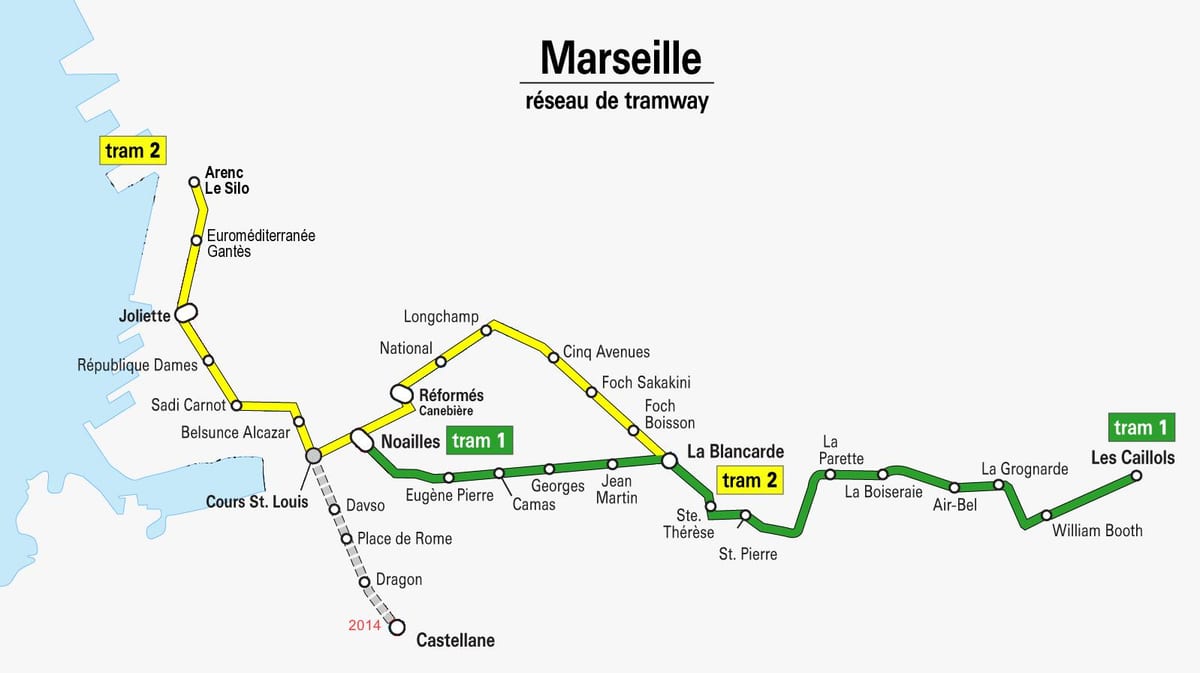 зураг Marseille трамвай