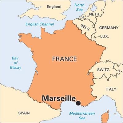 хаана Marseille france газрын зураг