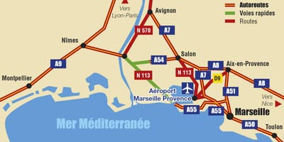 Зураг Marseille хурдны зам