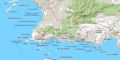Газар зүйн зураг Marseille