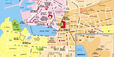 Порт Marseille газрын зураг