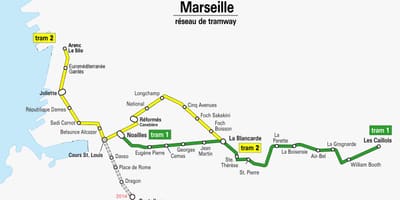 Зураг Marseille трамвай